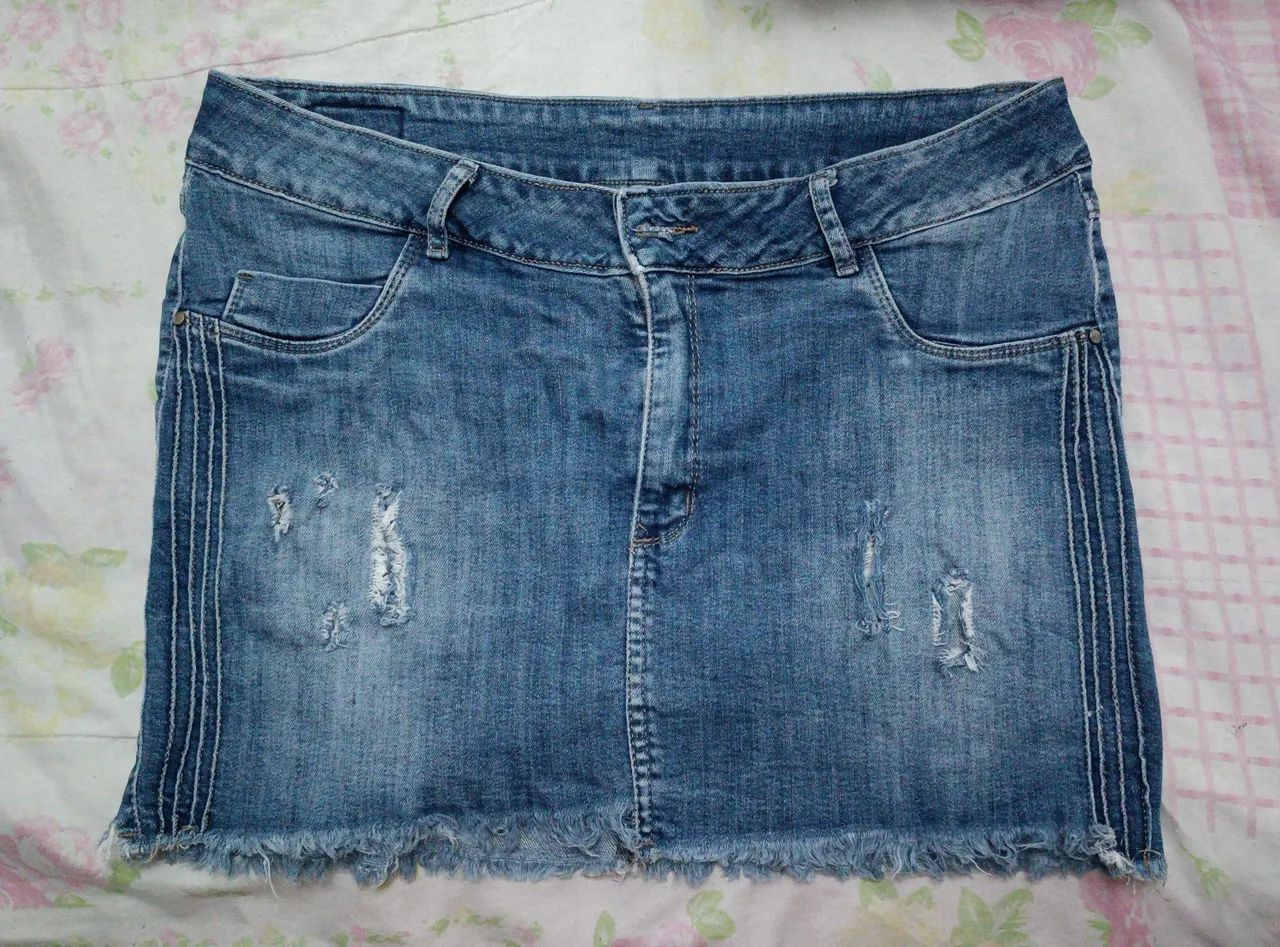 Saia jeans 