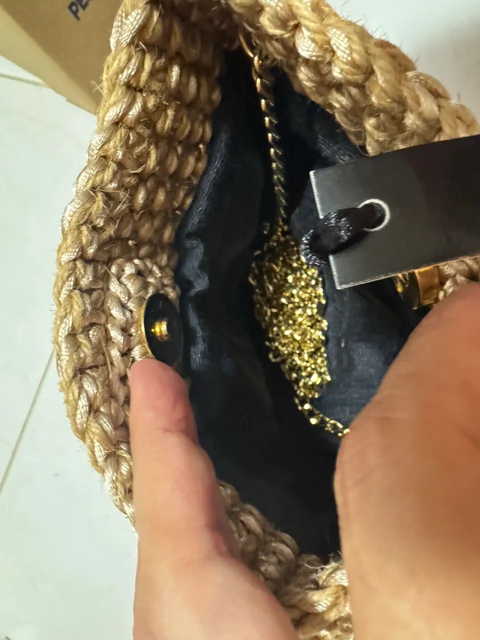 Bolsa luxo de crochê  - Foto 4