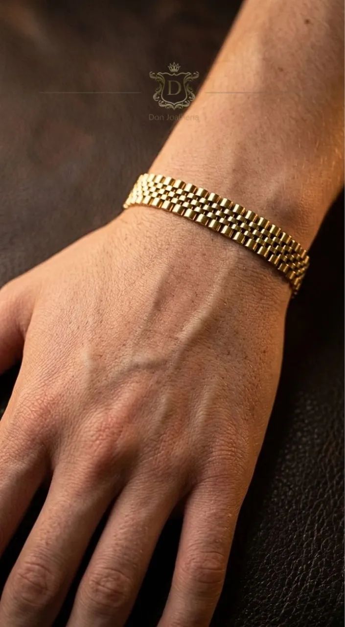 Pulseira Rolex em Ouro 18k 750 - Foto 3