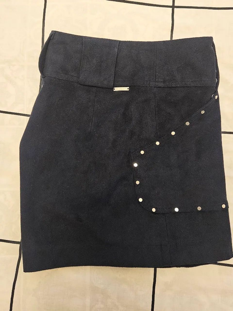 Short Le Lis Blanc suede azul marinho - Foto 2