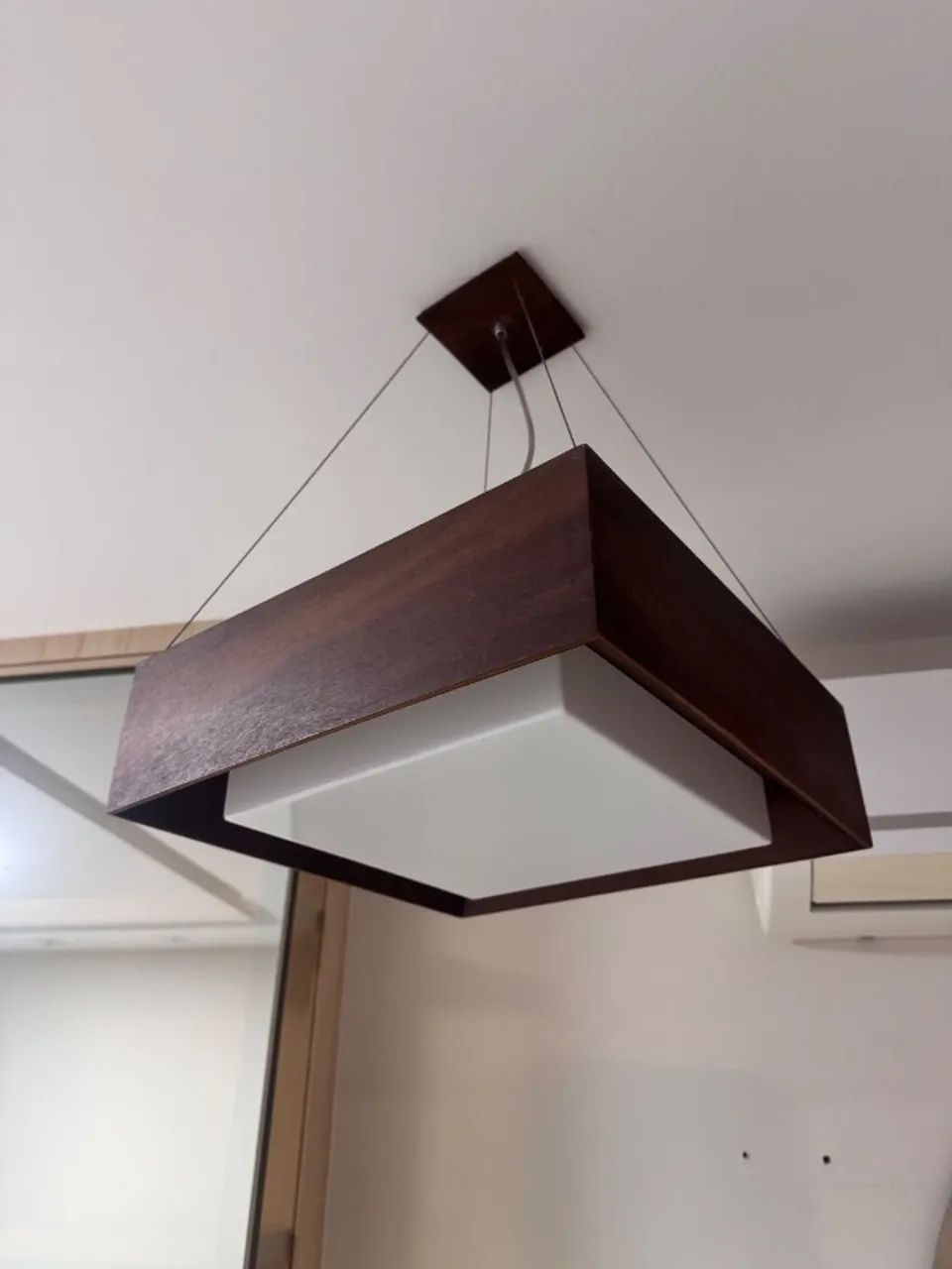 Lustre de madeira  - Foto 4
