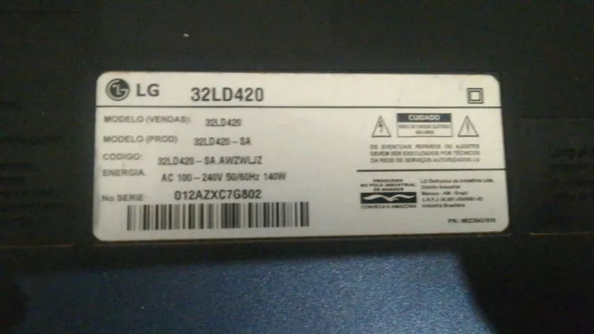 placa fonte tv lg 32LD420 - Foto 3