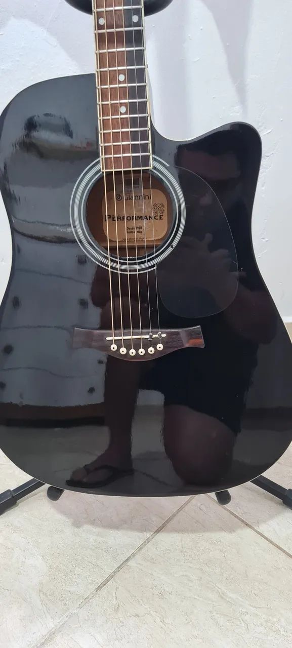Violão Gianini elétrico com afinador  - Foto 5