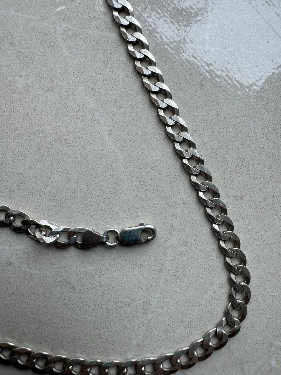 Cordão e Pulseira de Prata