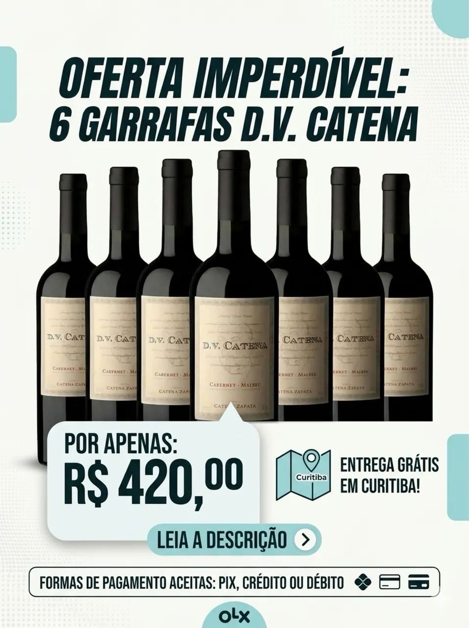VINHOS ARGENTINOS - LEIA A DESCRIÇÃO 