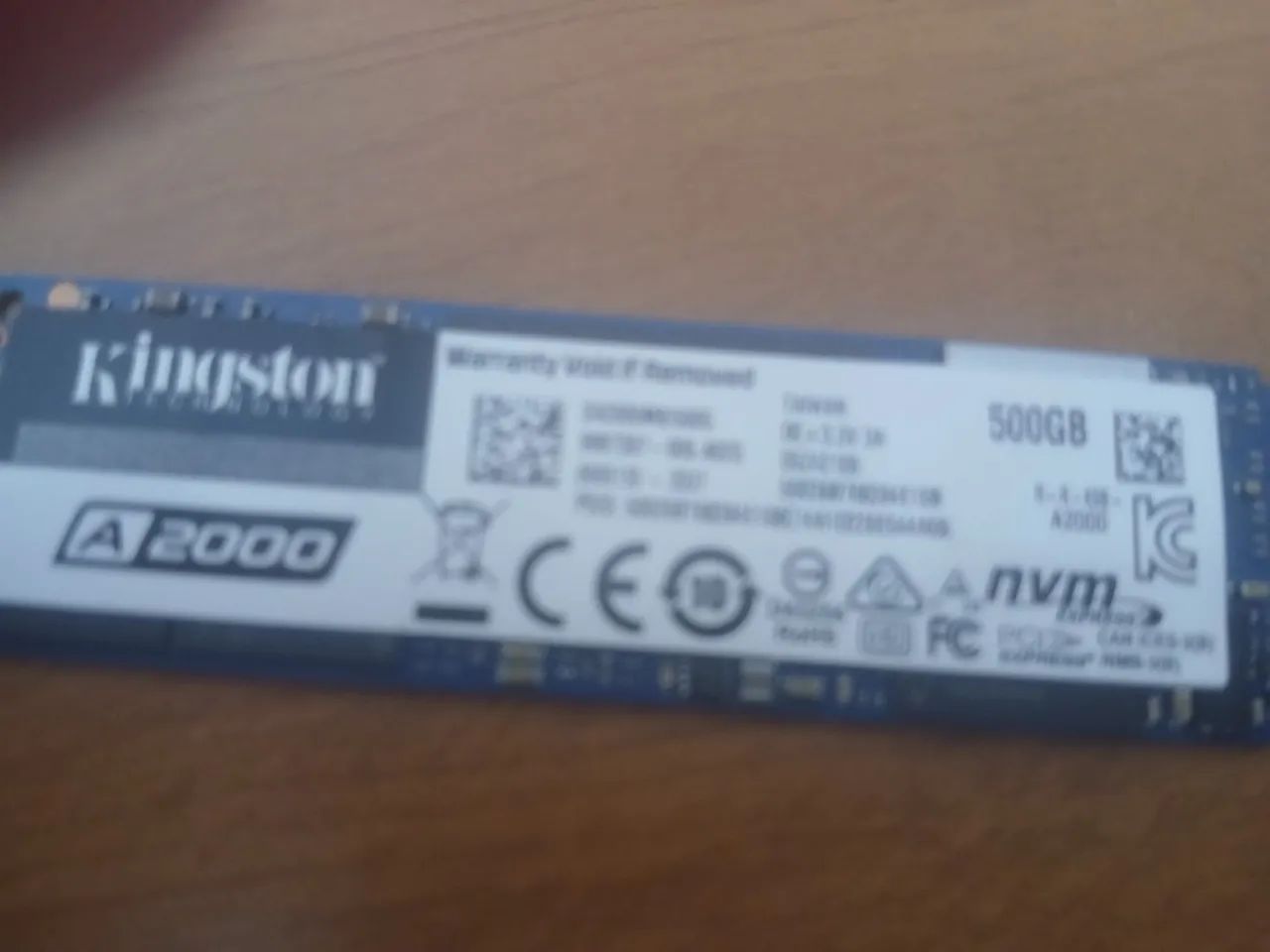SSD NVME KINGSTON 500 GB  - Foto 3