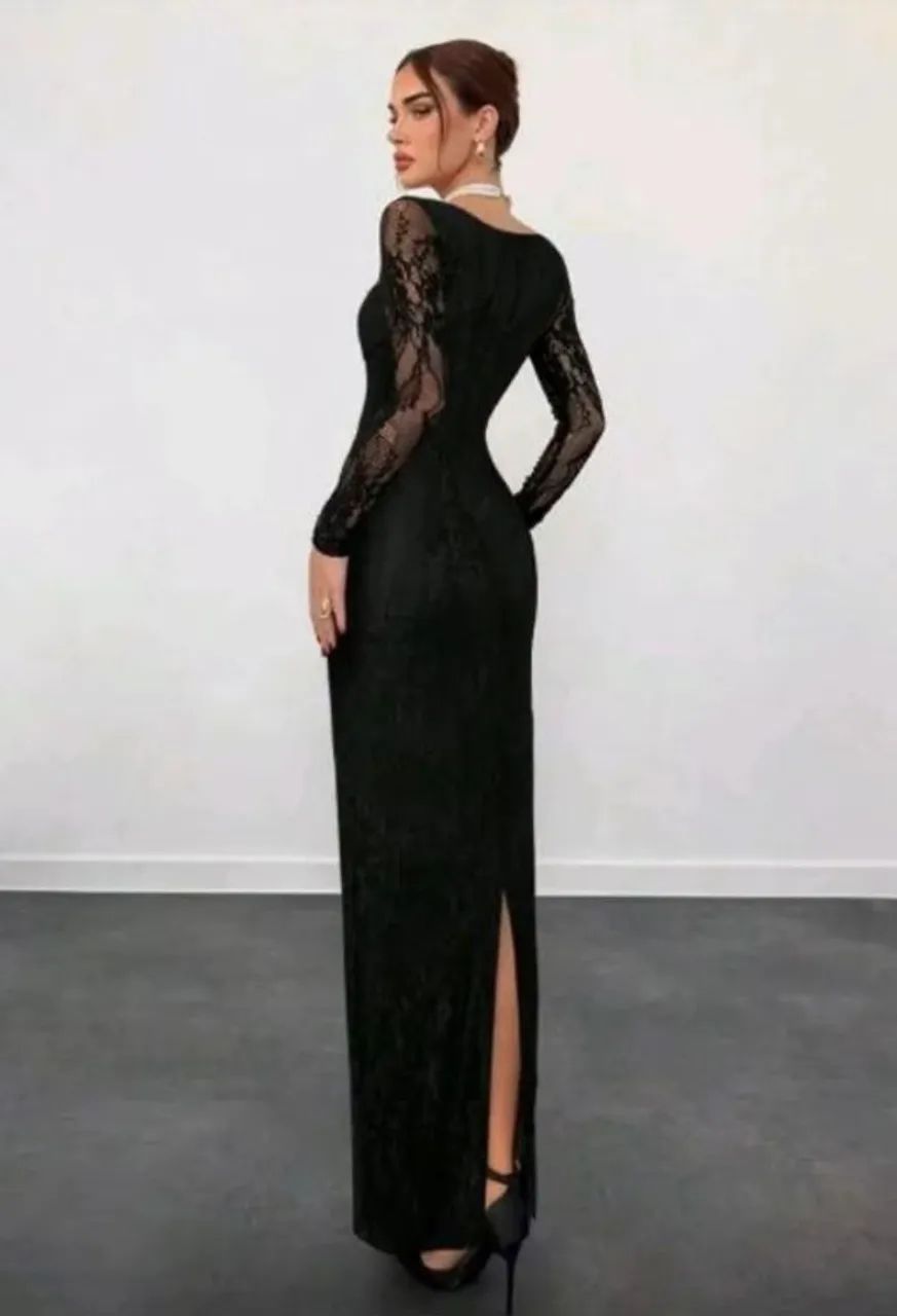 VESTIDO PRETO SEREIA - Foto 2