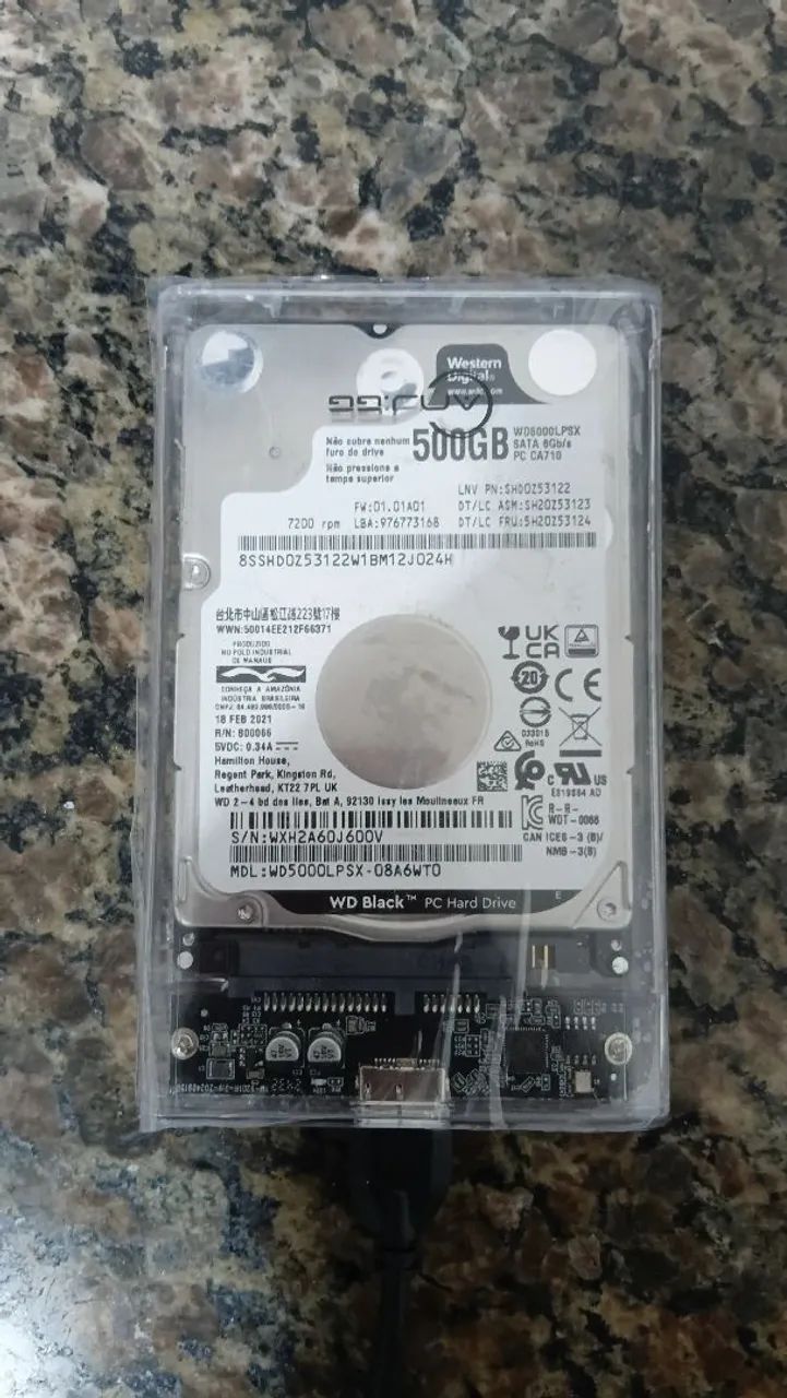 HD Externo 500GB (USB3.0)