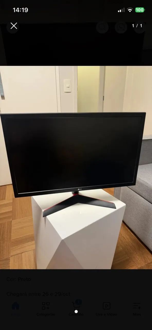 Monitor Gamer LG 24 pol. - 144hz - Foto 5