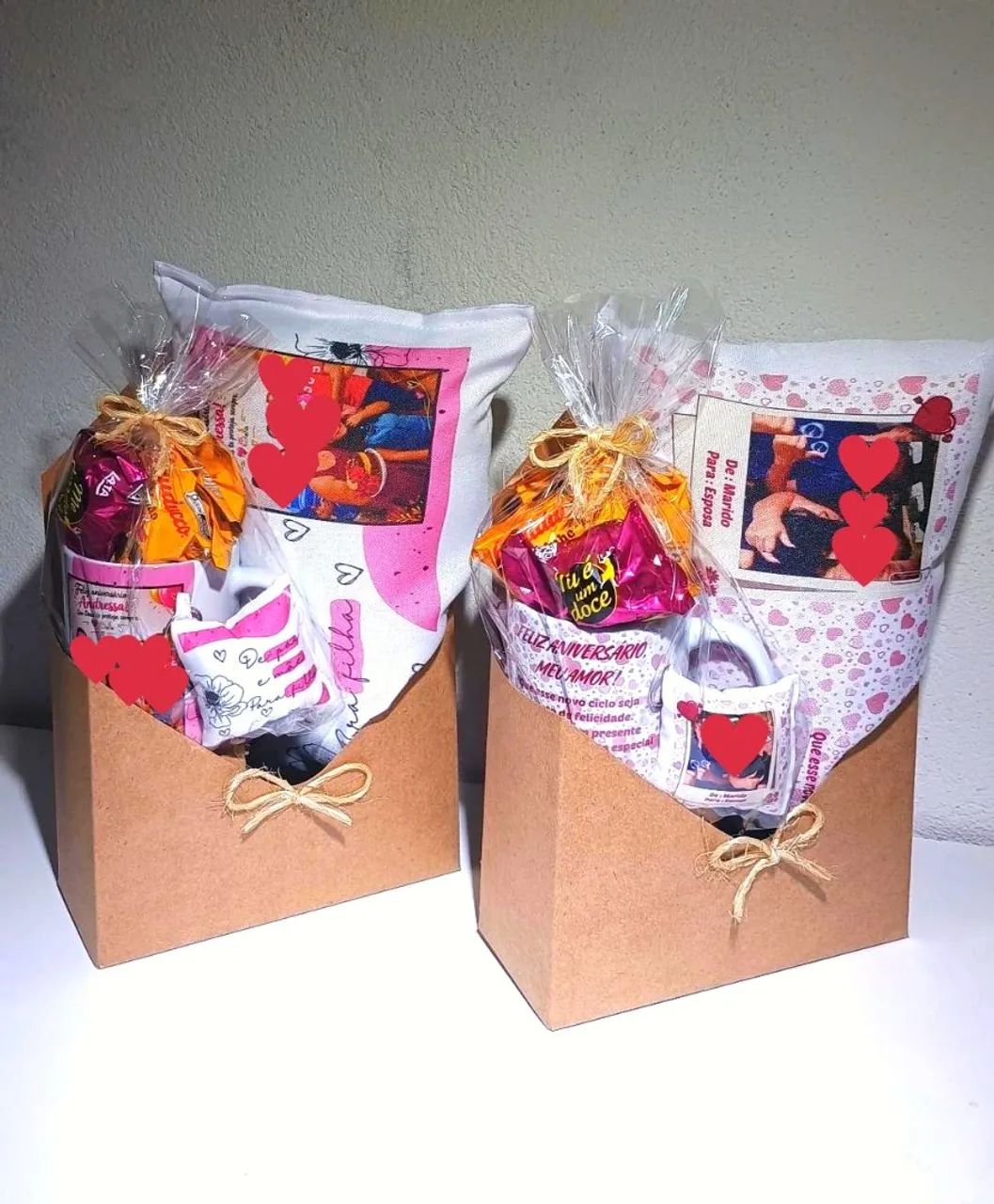 Kit cesta envelope 