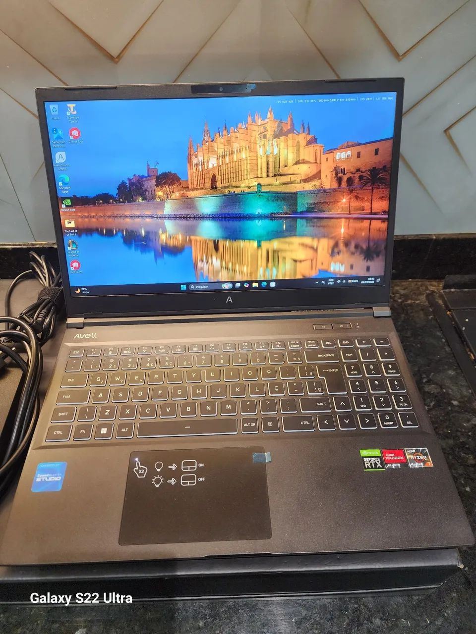 Notebook Gamer Avell Storm 350r ryzen7 RTX 3050 - Foto 3