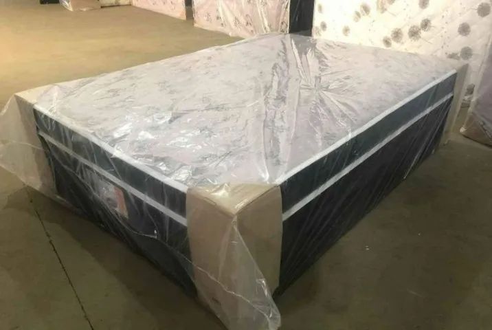 Cama box casal - entrega rápida 