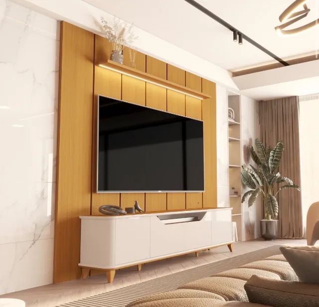 Painel com Rack Cedral 219 - Foto 3