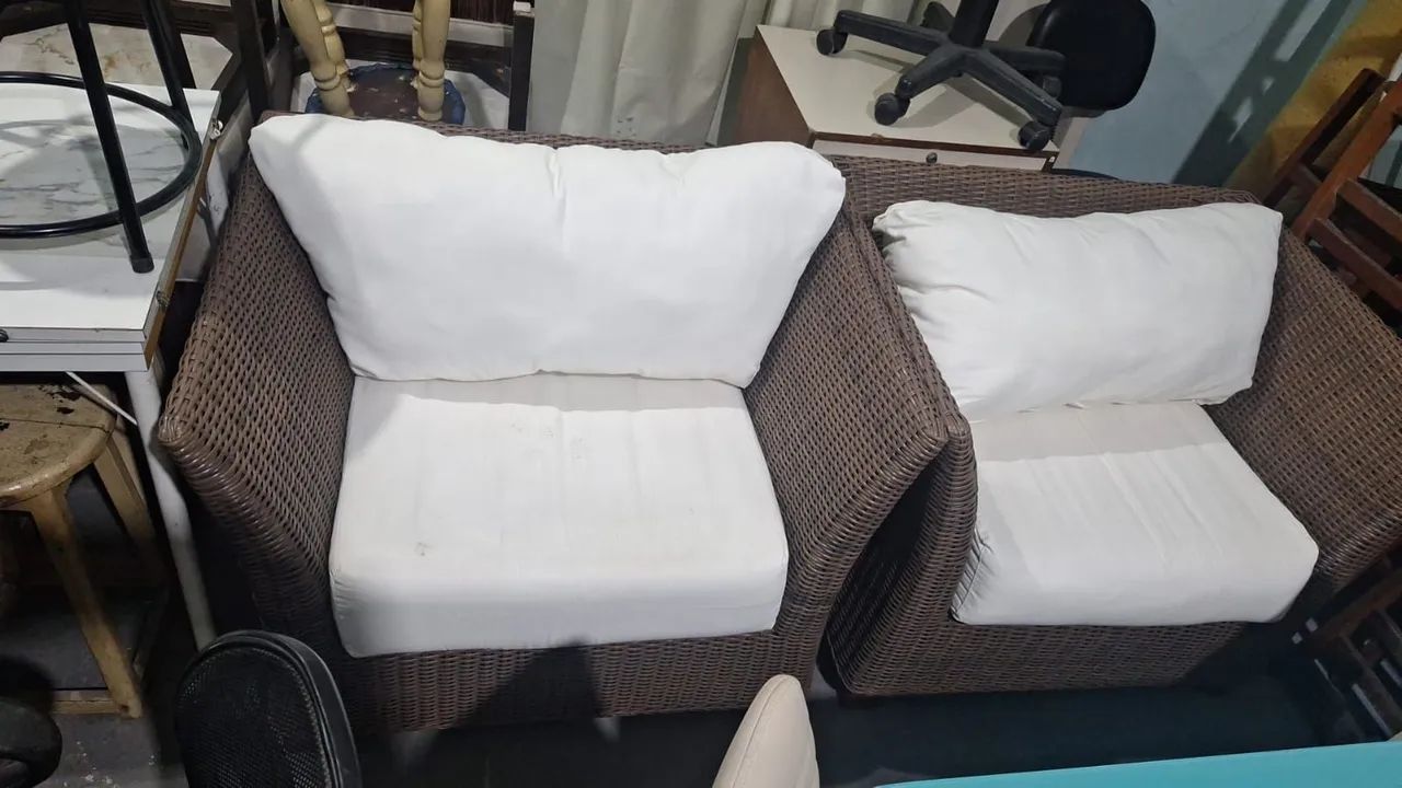 Conjunto de Vime em ótimo estado.  - Foto 2