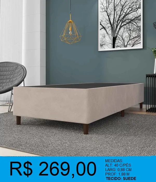 Base box solteiro reforçada - garanta já a sua temos a pronta entrega  - Foto 2