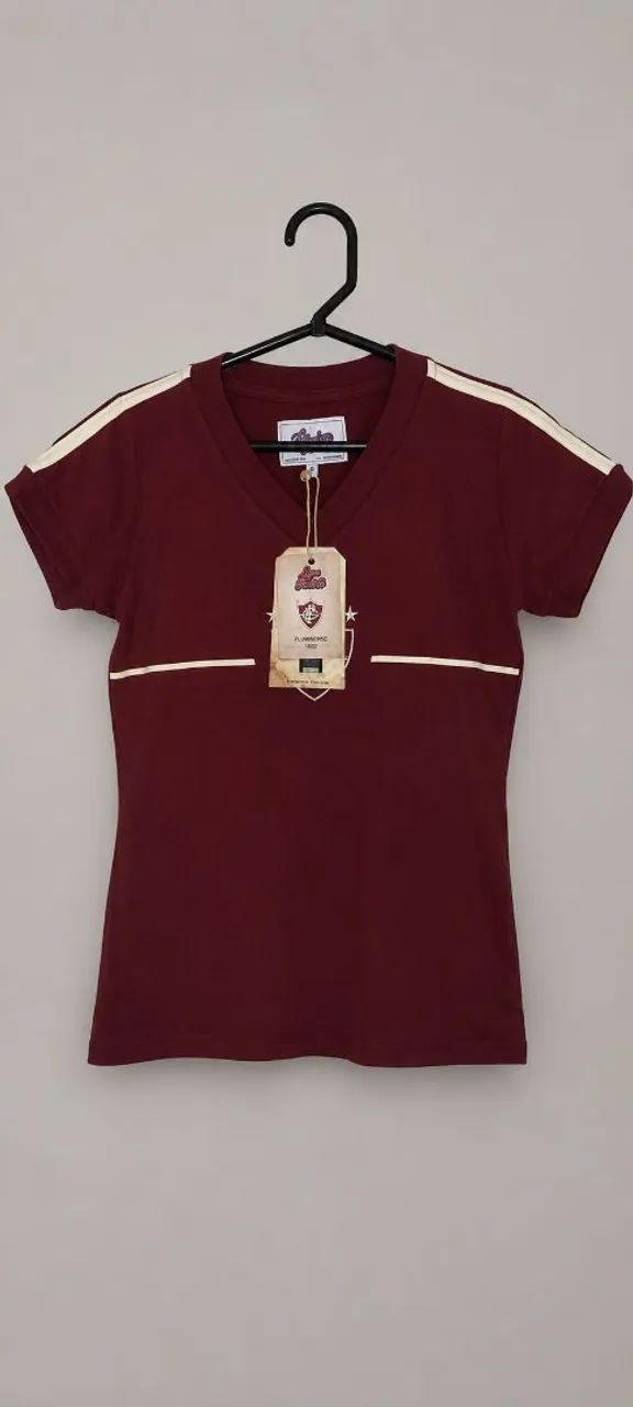 Camisa do fluminense da marca liga retro 2012 feminina