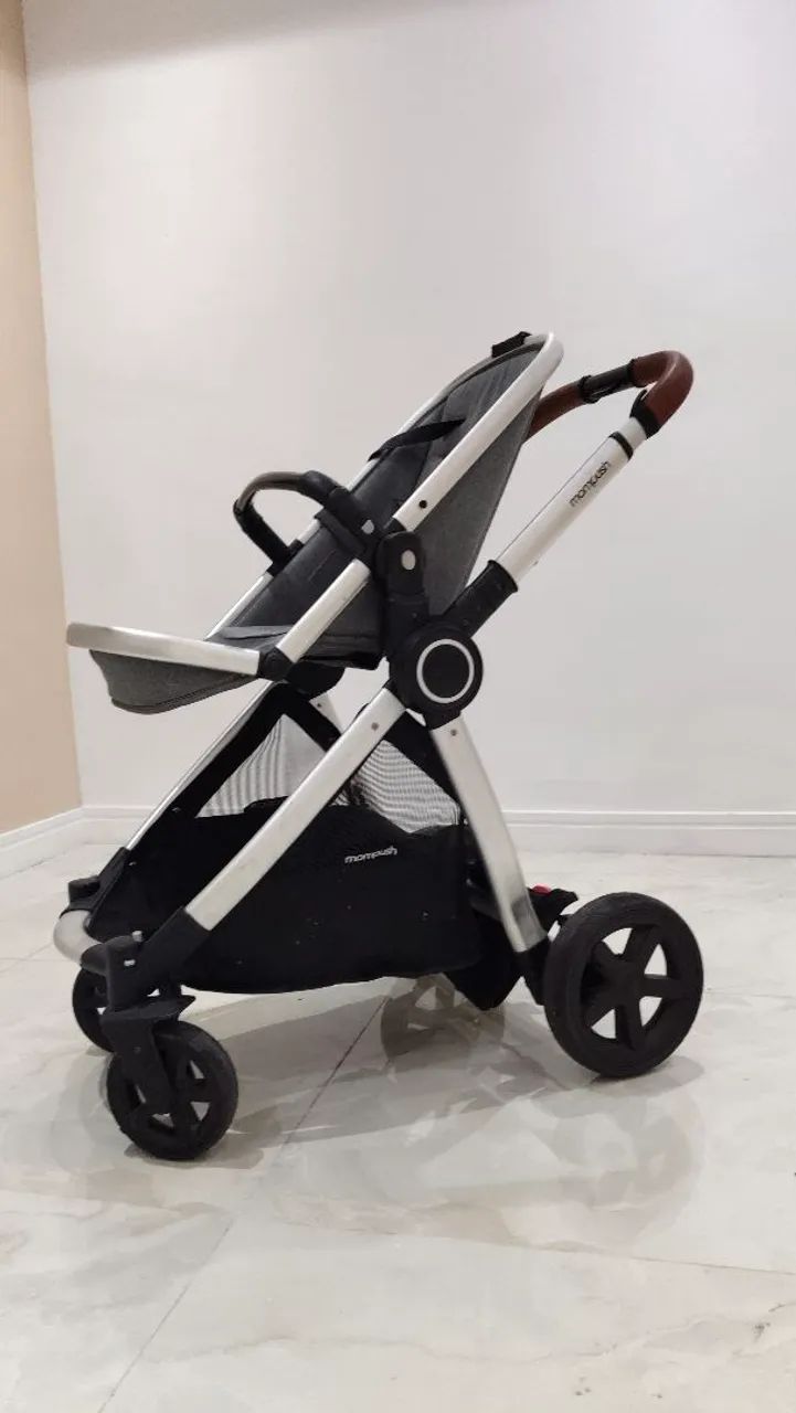 Carrinho de bebê Mompush Ultimate 2 Completo + Moisés Importado - Foto 2