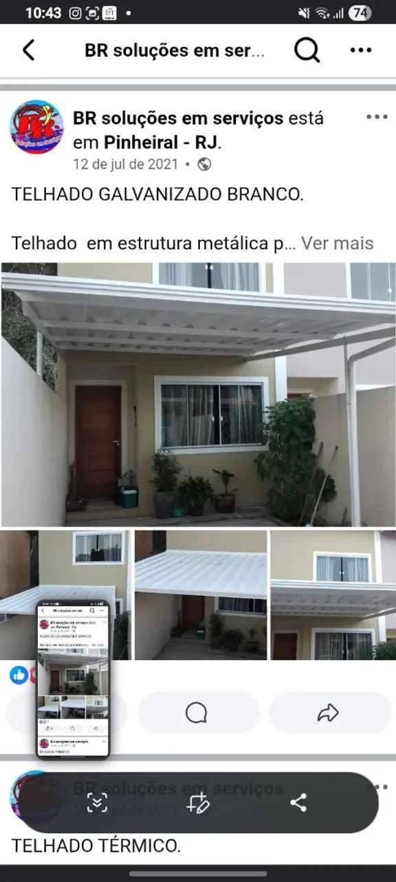 INSTALAÇÃO DE CALHAS RUFOS E TELHADOS TODOS OS MODELOS *56 - Foto 5