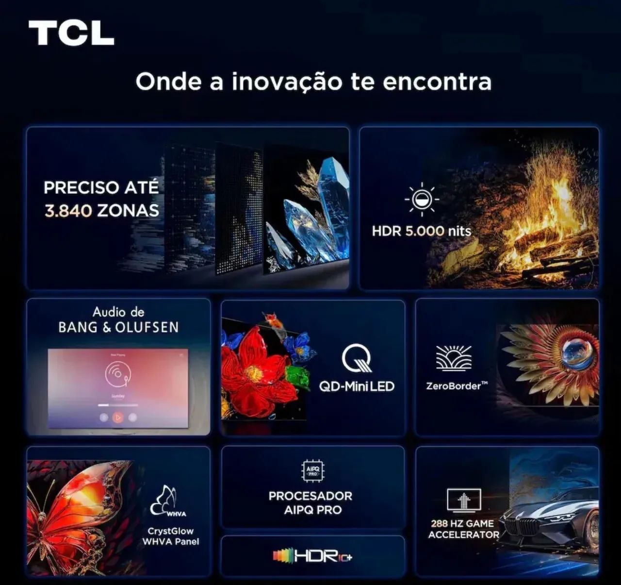 Tv tcl c8k 85 lacrada - Foto 3