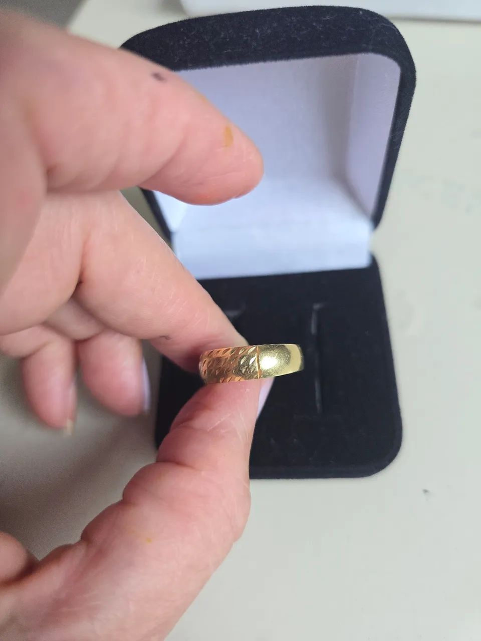 Anel de ouro 18k. Aro :18. - Foto 3