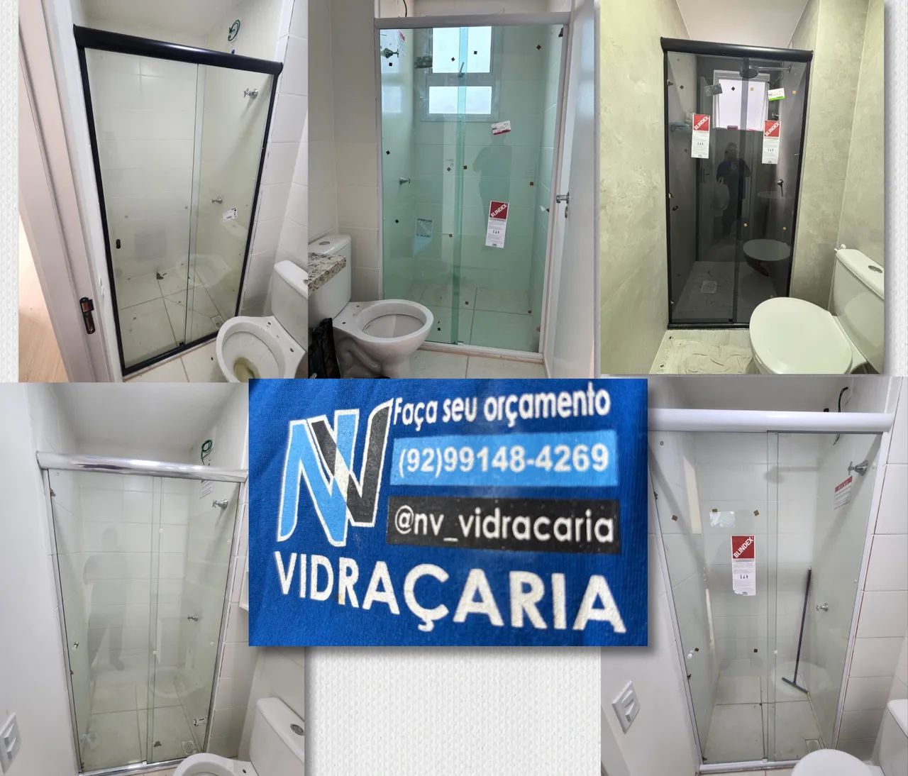 Box para banheiro em vidro temperado 