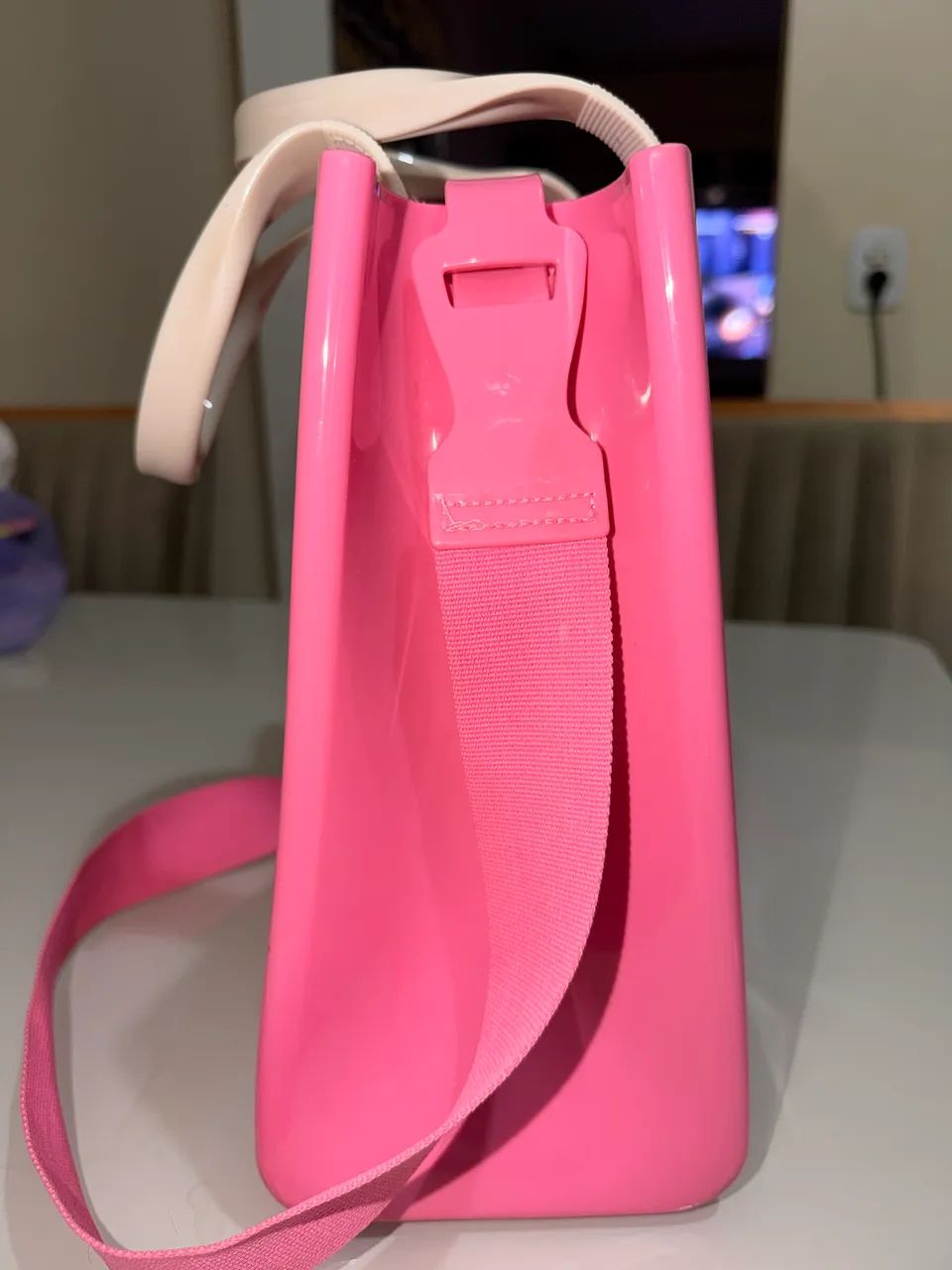 Bolsa Melissa Dulce Bag rosa  - Foto 4