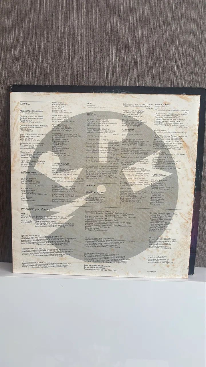 LP / VINIL | RPM - RÁDIO PIRATA - Foto 5