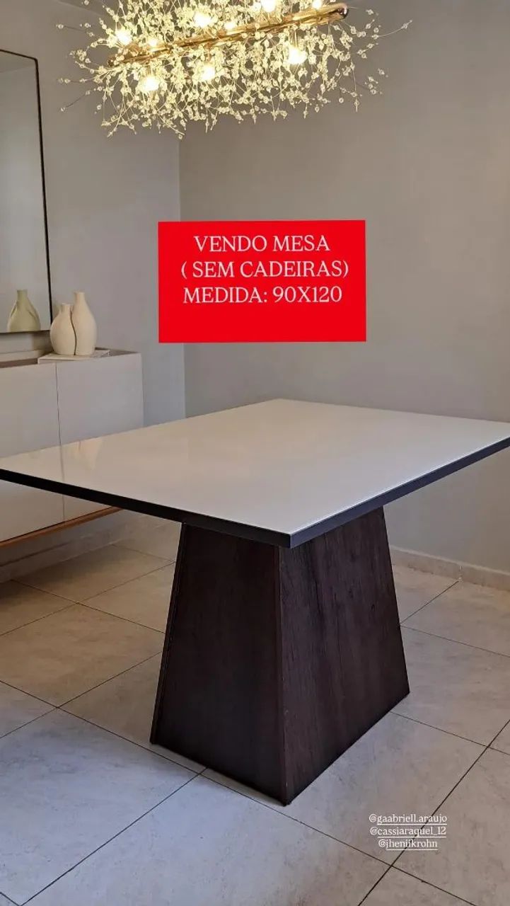 MESA ( SEM CADEIRAS) - Foto 2