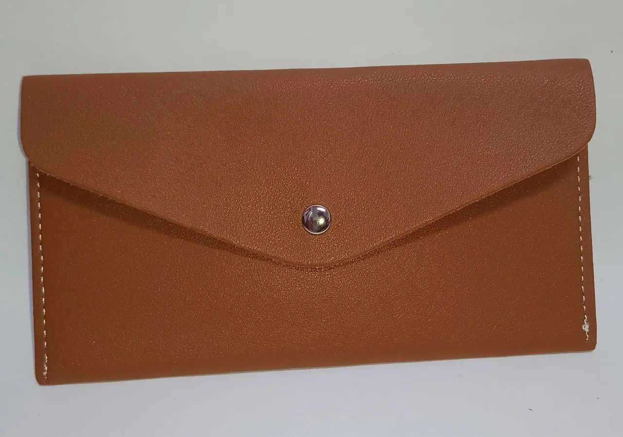 Carteira Marrom (19cm x 10cm) 