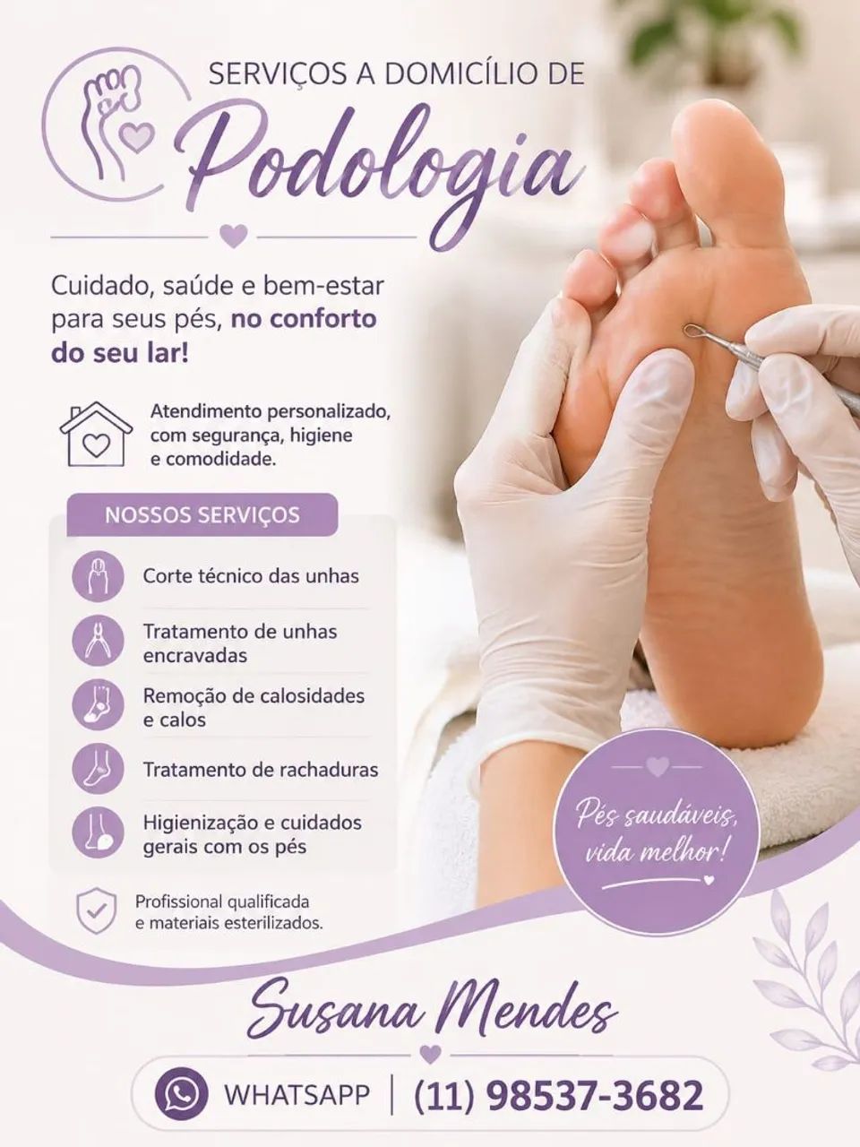 Podóloga à domicílio 