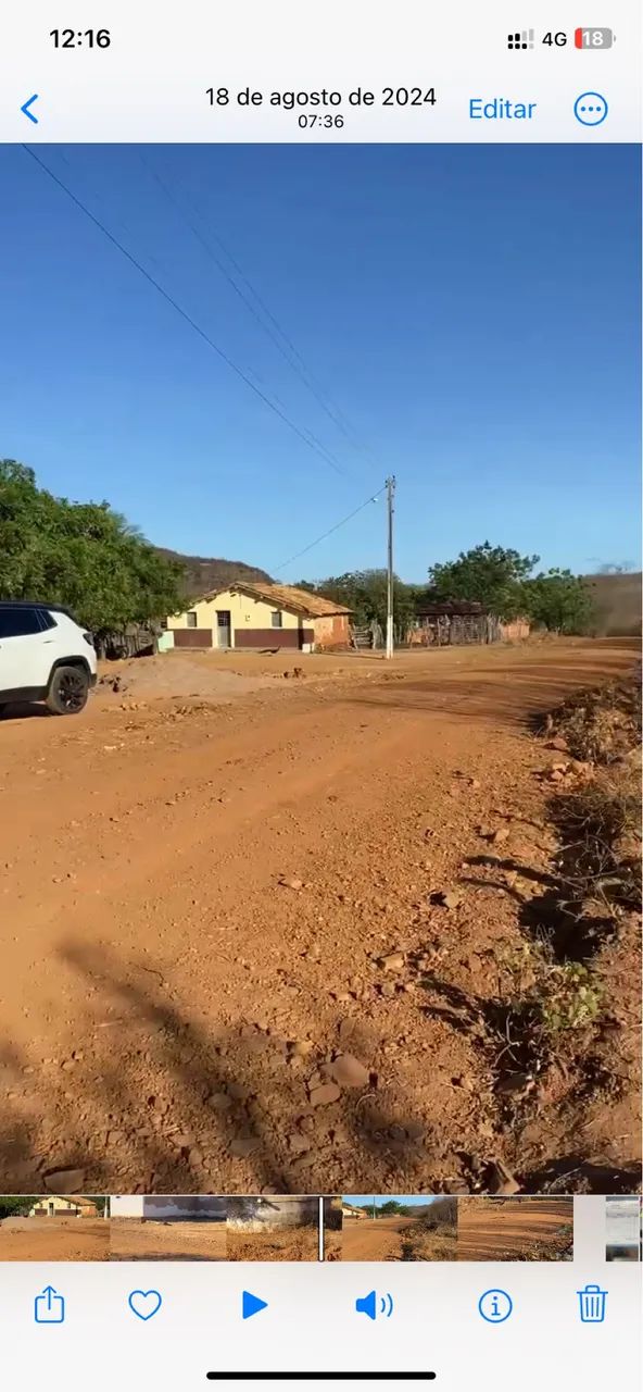 Terreno excelente para uma chácara, com casas vizinhas  - Foto 5