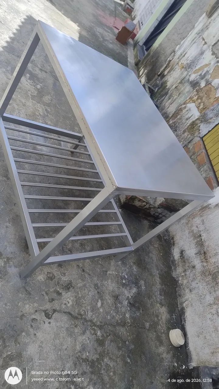 mesa de inox para salgados e doces - Foto 2