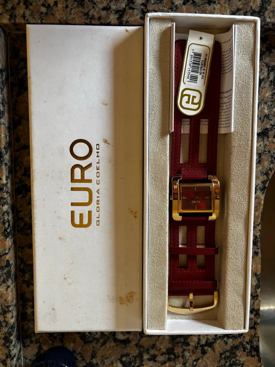 Relógio Euro, vermelho e novo - Foto 2
