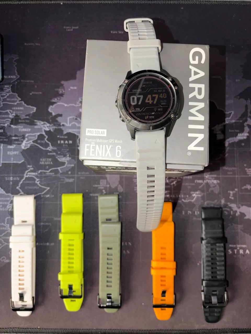 Vendo Relógio Garmin Fênix 6 Pro Solar - Foto 3