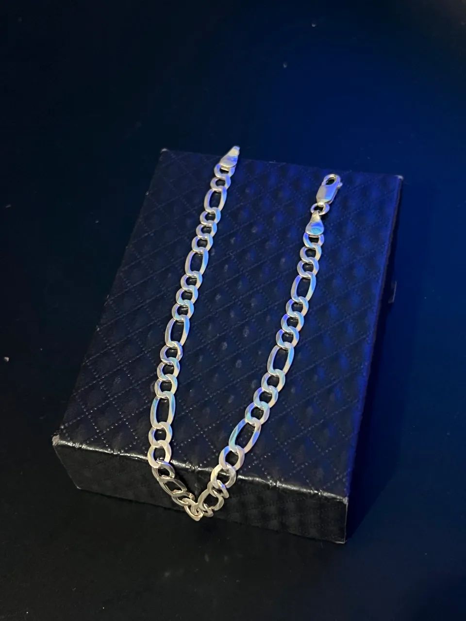 Pulseira Prata 925 - 6g - 22cm 6mm  