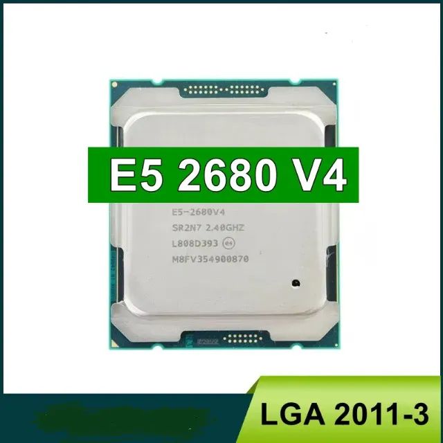 Processador Intel Xeon E5 2680 V4 até 3.3 GHz, 14 Núcleos, 28 Threads,LGA 2011-3,Sem Coole