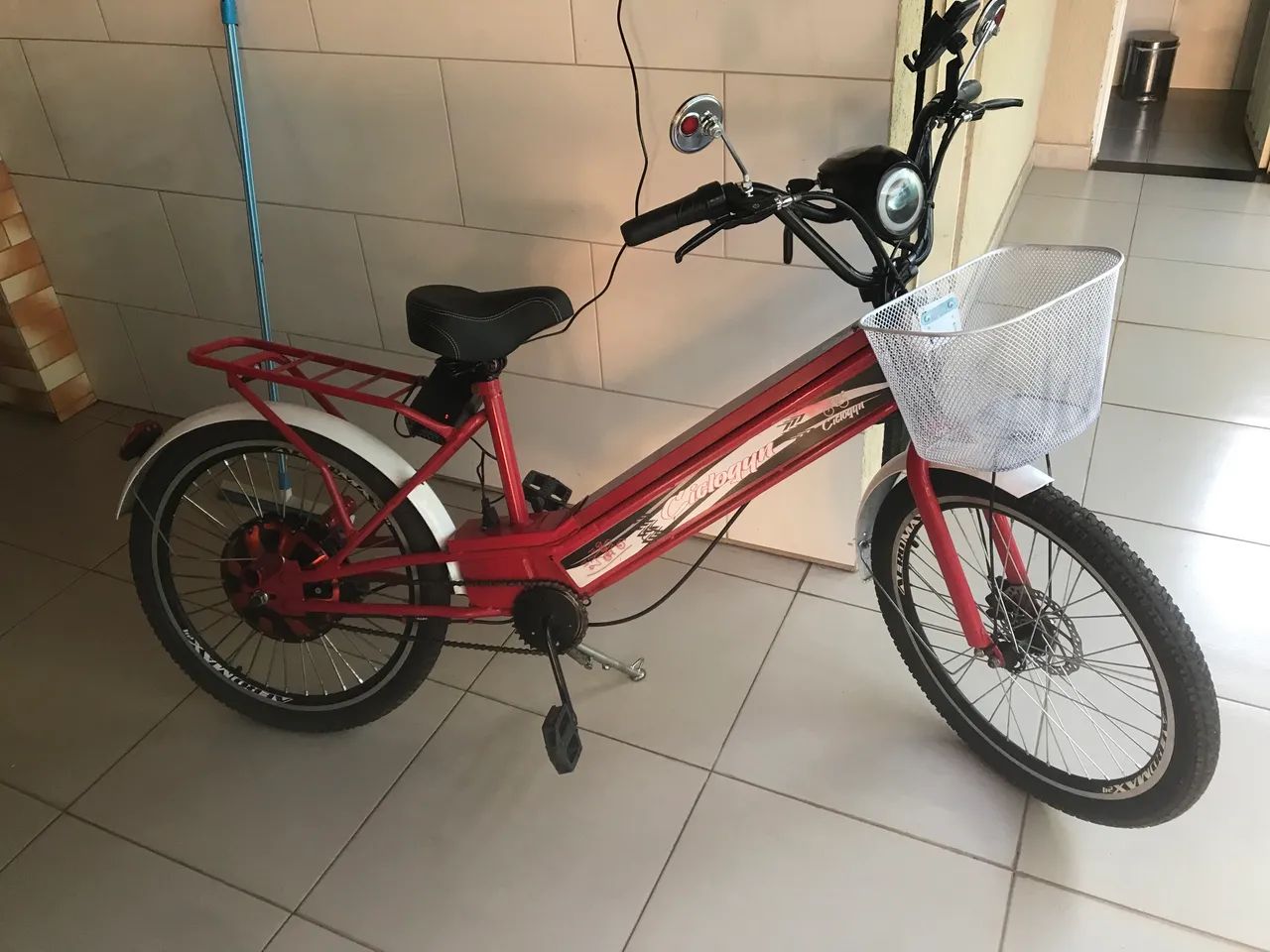 BICICLETA ELÉTRICA BATERIA NOVA