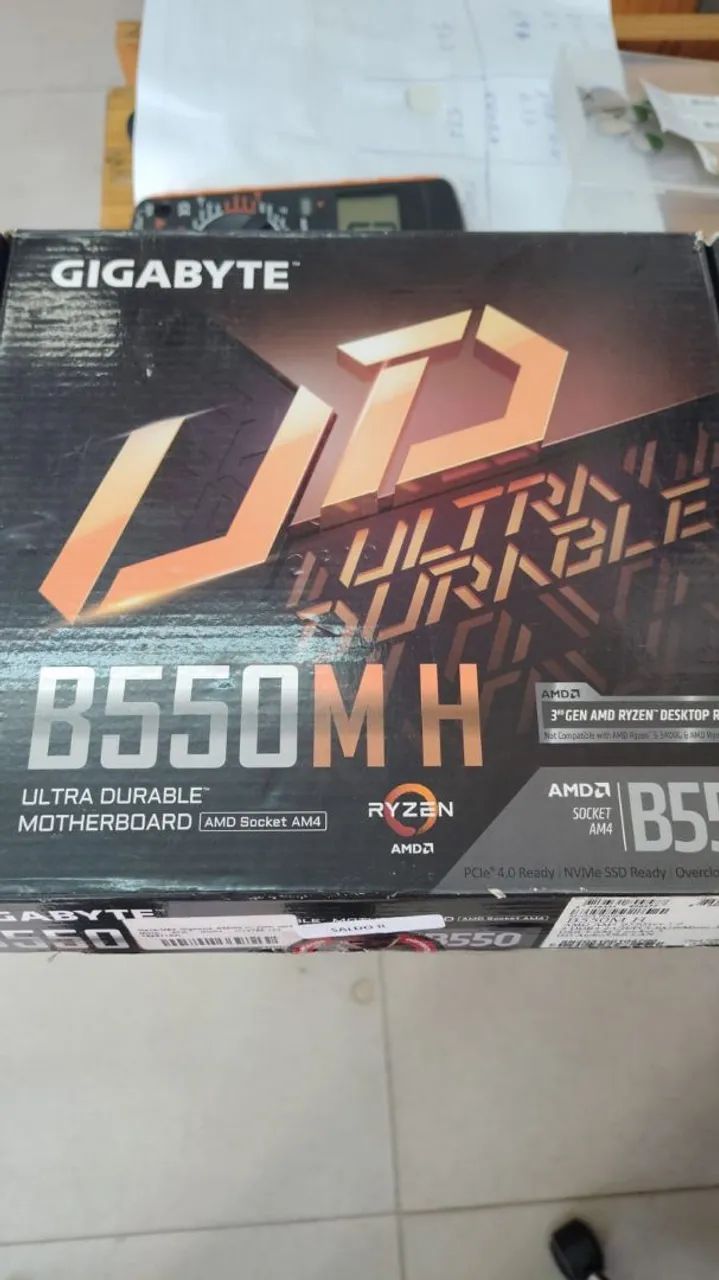 Placa mãe gigabyte B550 Amd - Foto 2