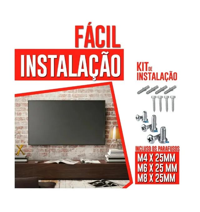 Suporte de Tv Universal 10 À 90 Polegadas SBRU951 - Foto 4