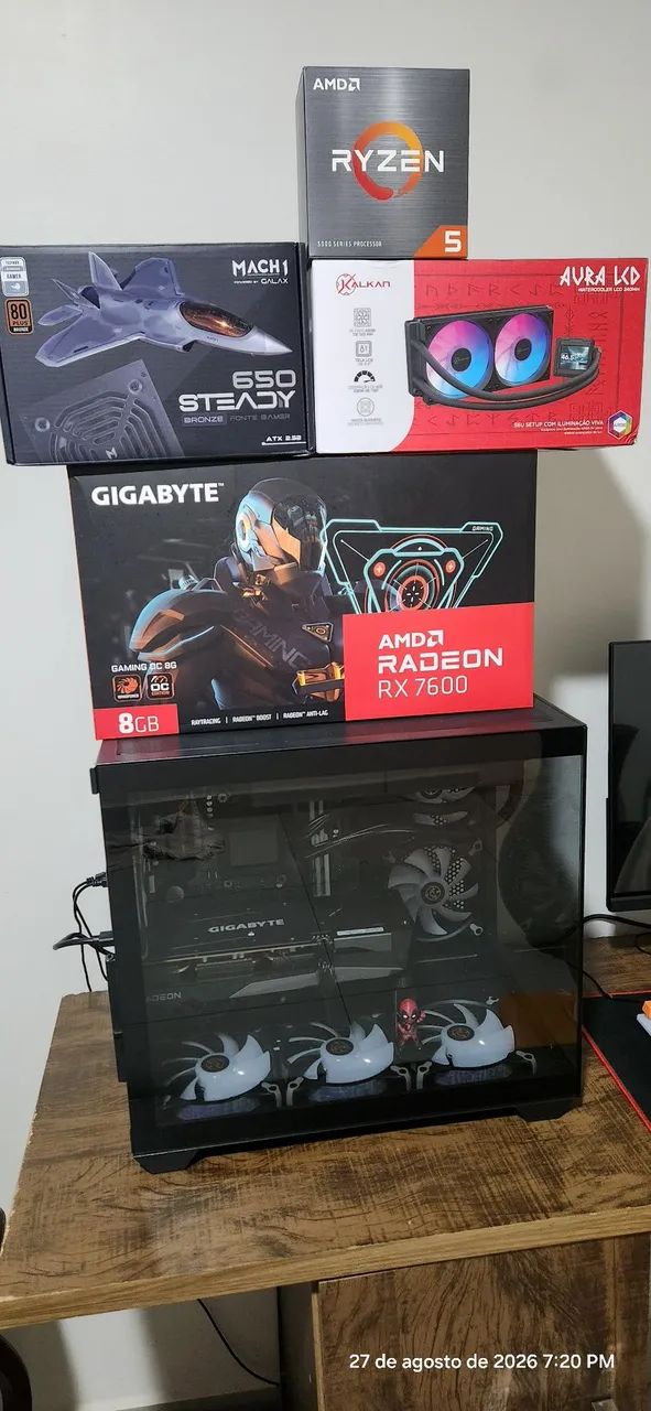 PC GAMER RYZEN - TOP - divide no cartão  - Foto 4