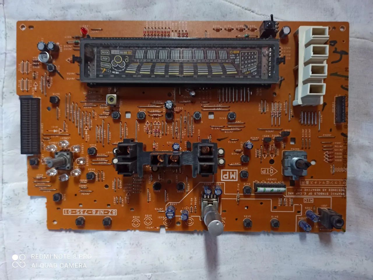 Placa frontal Aiwa modelo nsxs-555. - Aparelhos de Som - Rio Preto