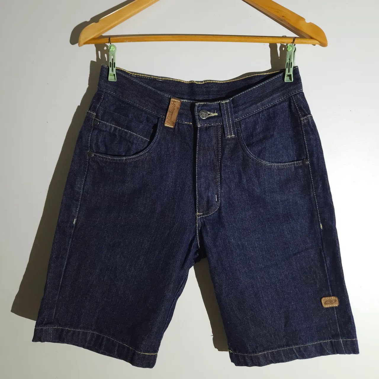 Bermuda Jeans Greenish Masculina - 36