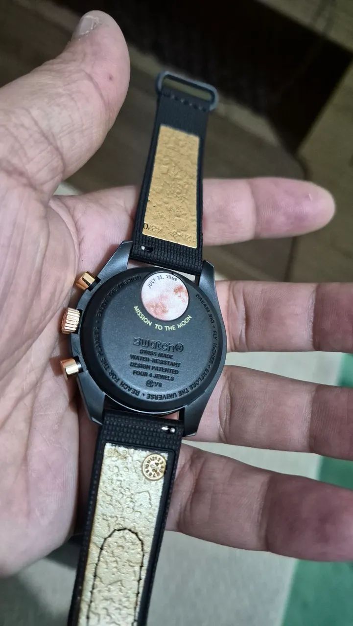 Relógio omega ×swatch triple +AAA - Foto 2