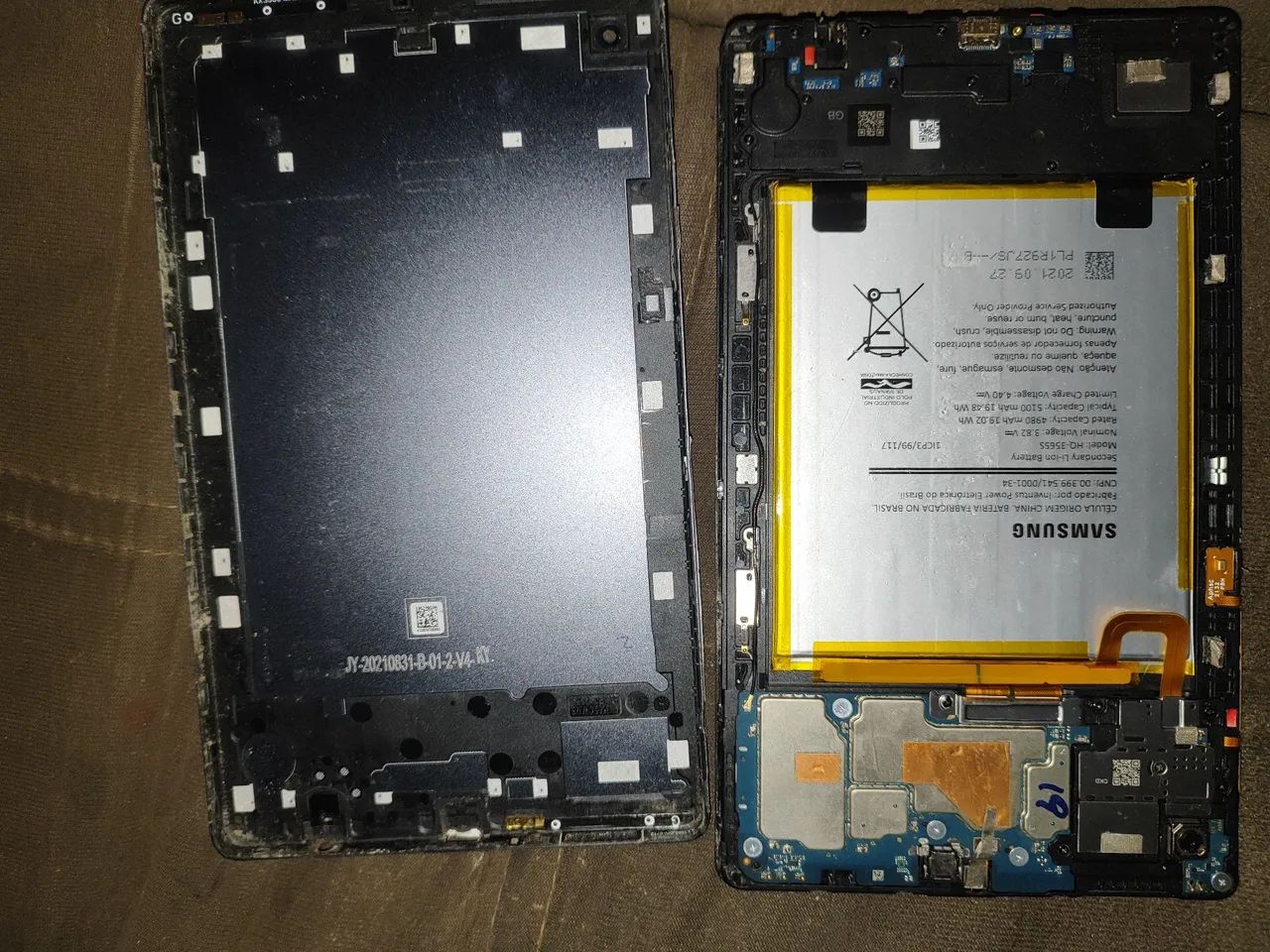 Tab A7 lite defeito