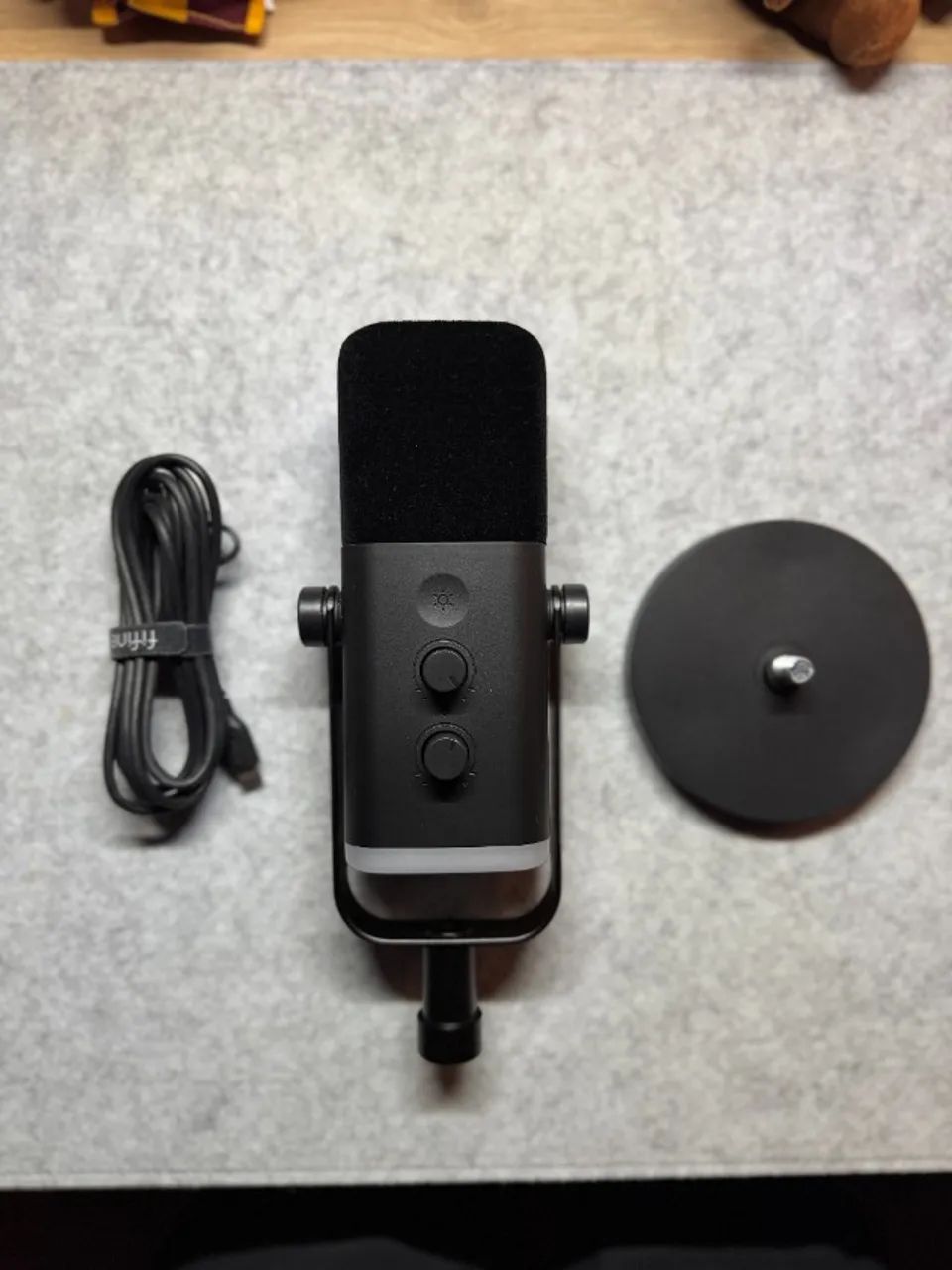 Microfone FIFINE AM8 Preto USB XLR RGB