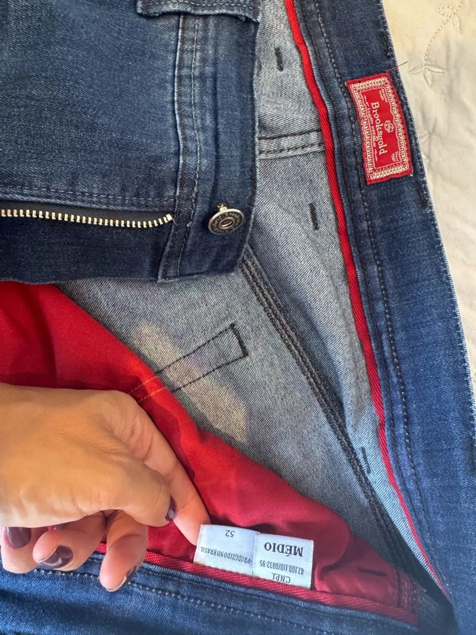 Calça jeans Masculina - Brooksfield  - Foto 3