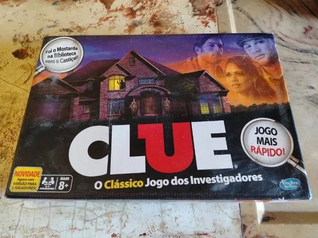 Clue o Jogo da Investigação Completo - Da Hasbro