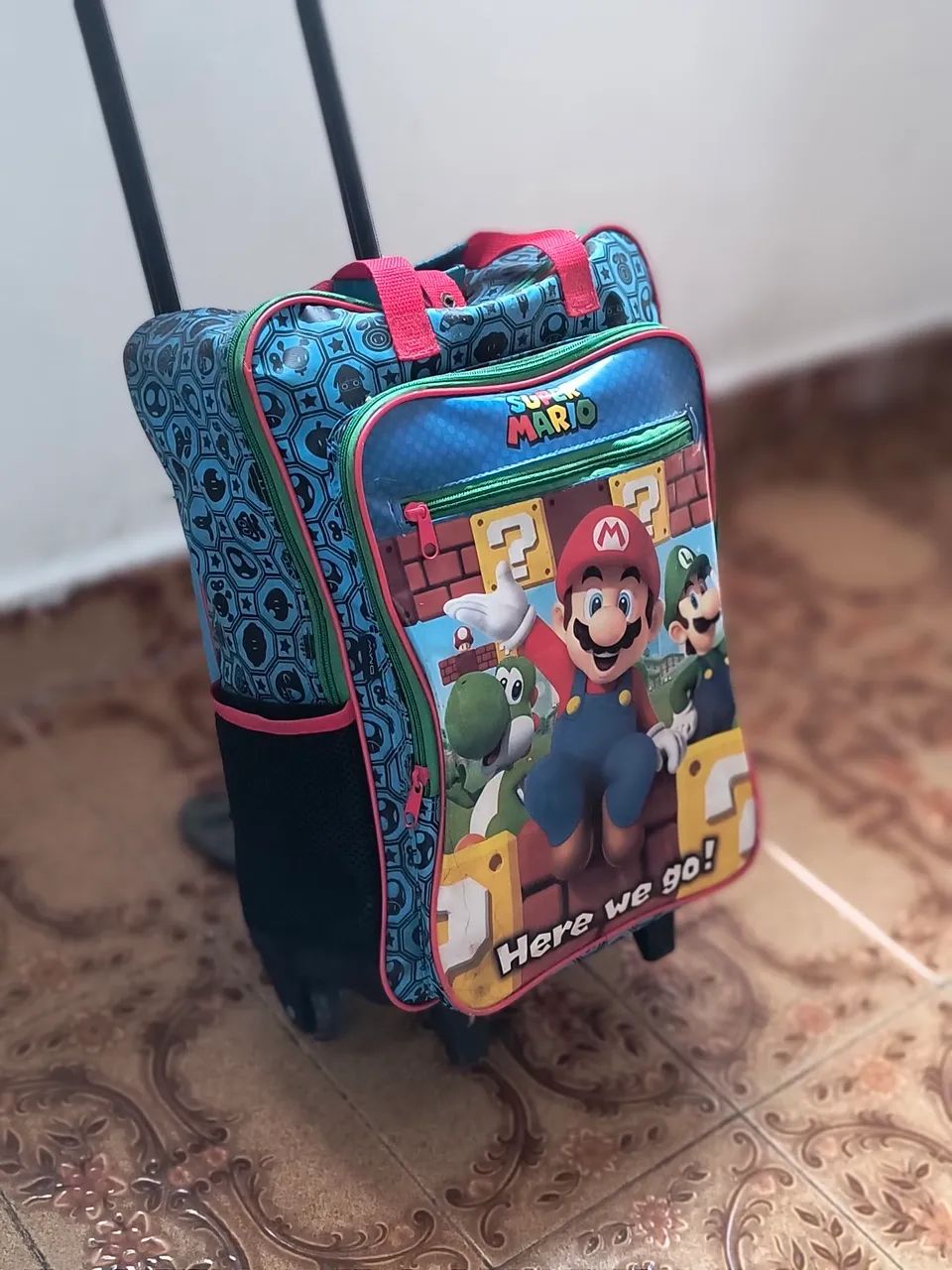 Mochila nova do Mario Bros 