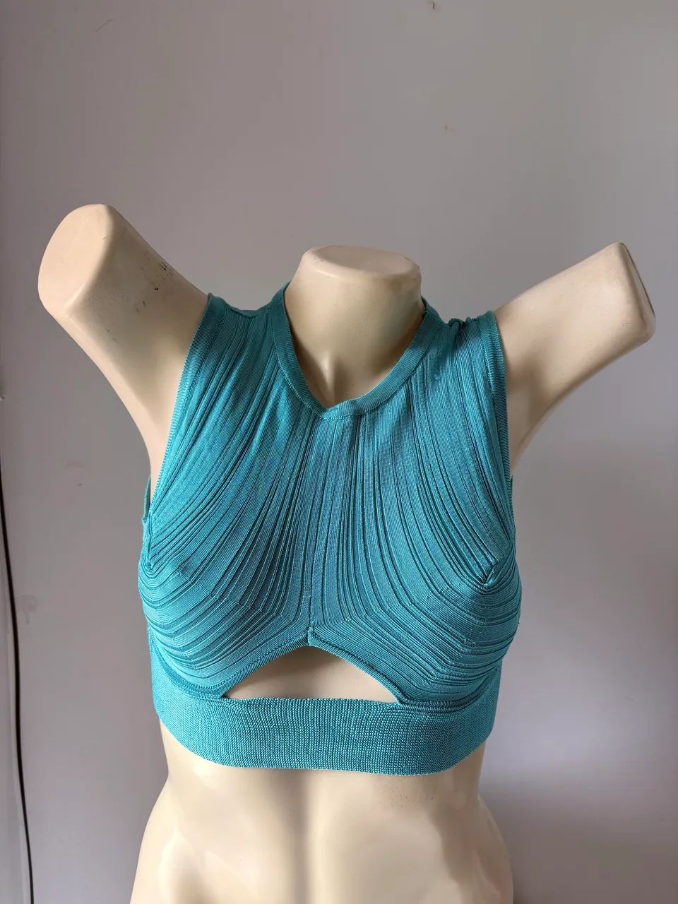 cropped Animale azul royale P - Foto 4