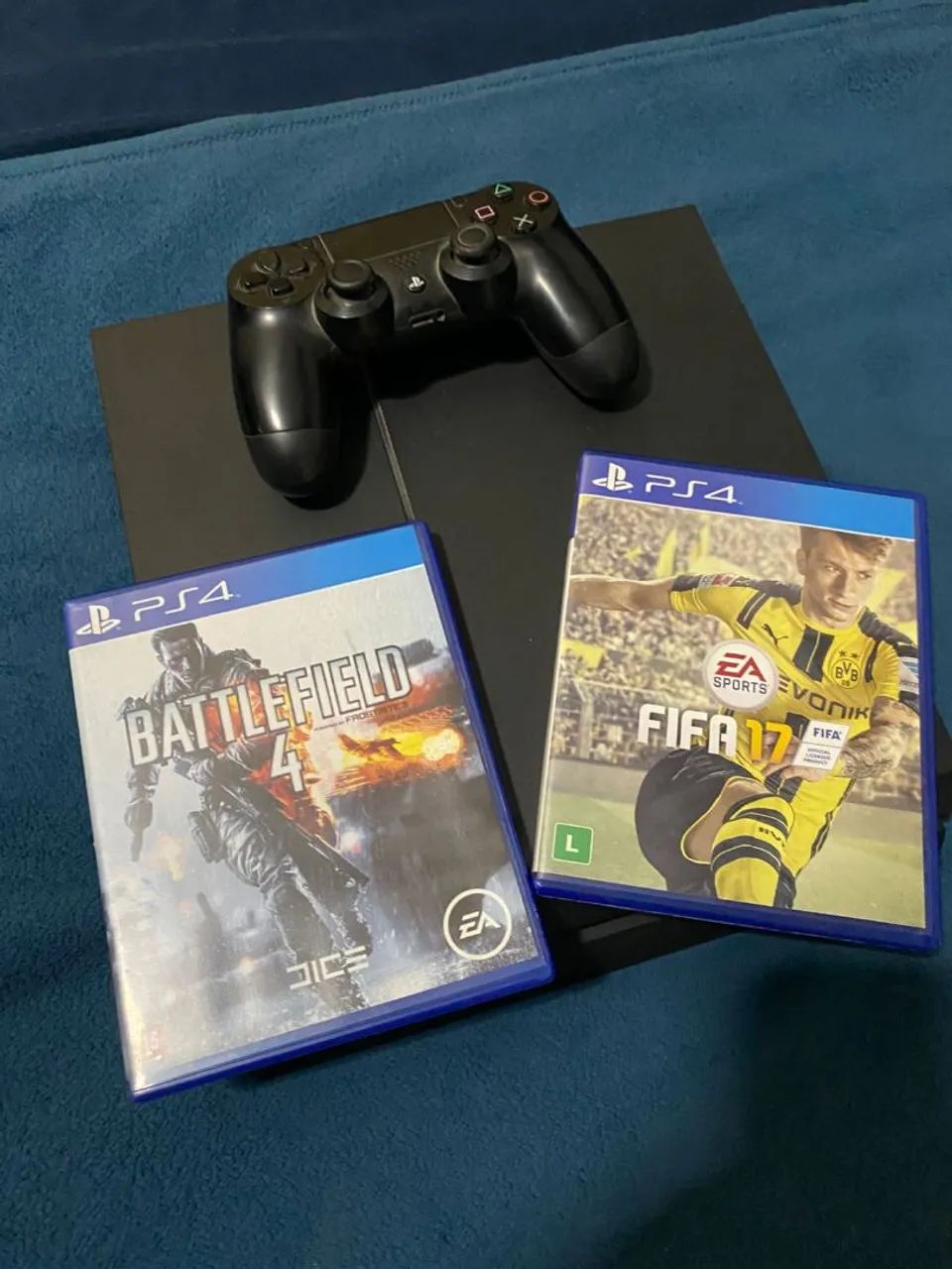 Vendo PS4 com controle e Jogos. - Foto 2